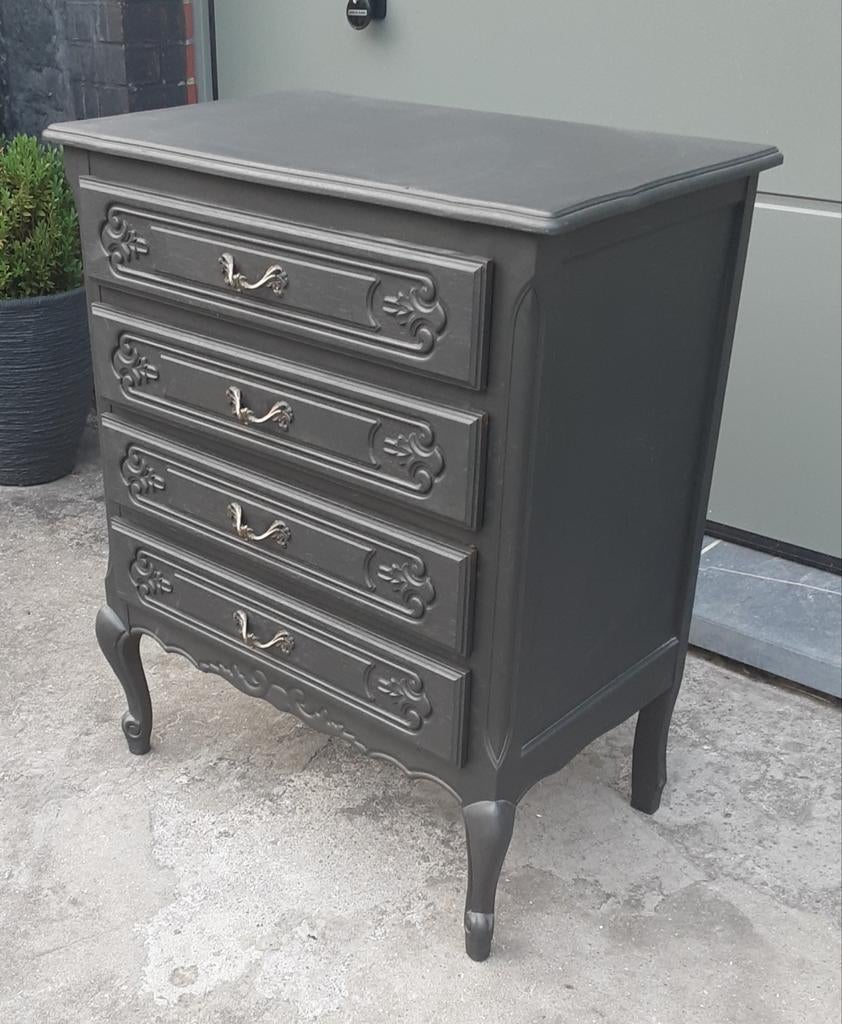 Chiffonnier de style LouisXV, 3 ou 4 tiroirs, 25 à 50 cm, Moins de 100 cm, Enlèvement