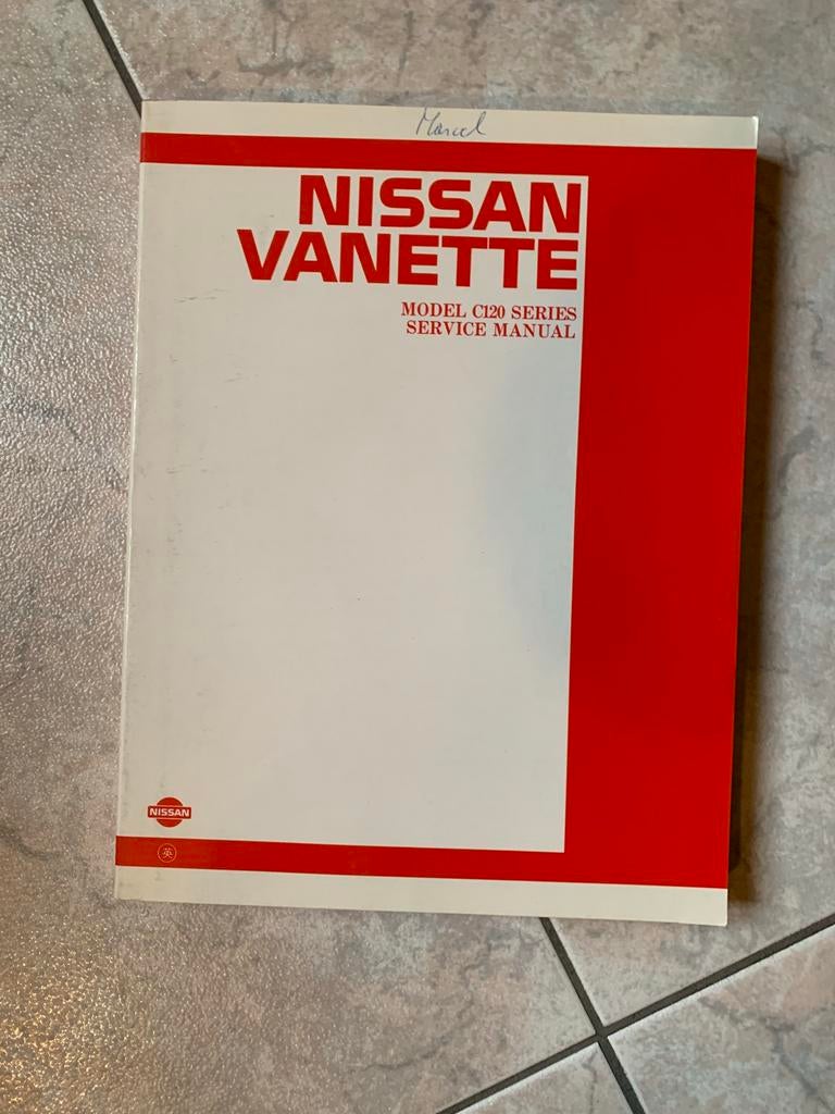 Nissan Vanette service manual, Ophalen of Verzenden