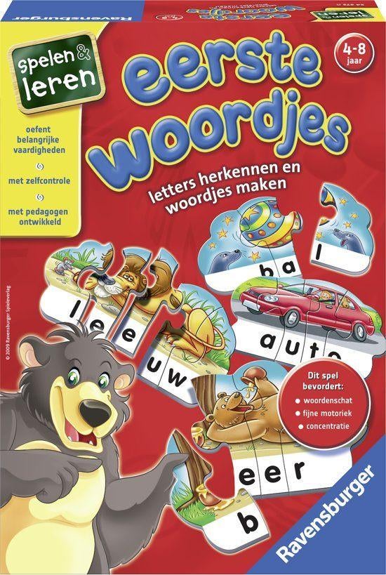 eerste woordjes letters herkennen en woordjes maken, Ophalen of Verzenden, Gebruikt, Puzzelen