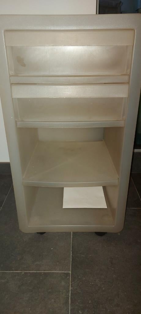 Trolley, bijzet opbergkast op wieltjes, Ophalen