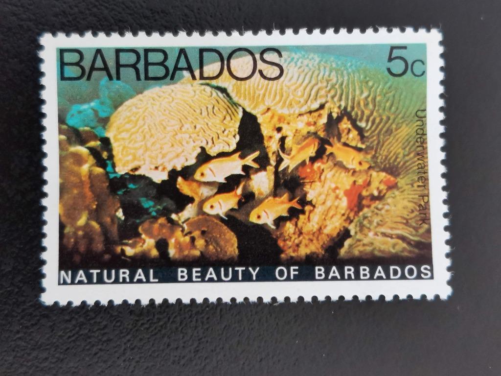 Barbade 1977 - faune sous-marine *, Enlèvement ou Envoi, Non oblitéré, Amérique centrale
