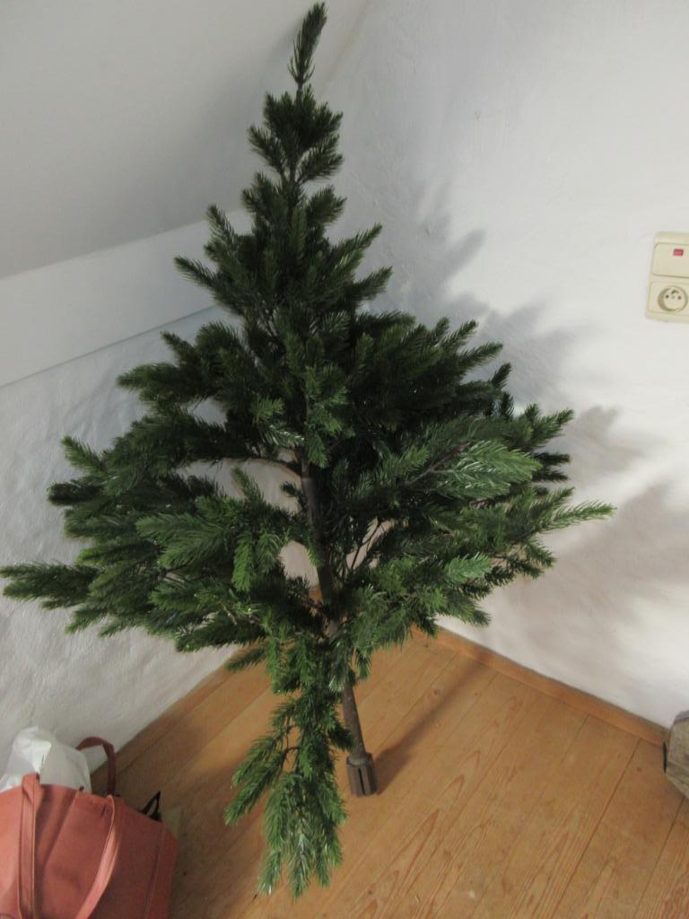 Vintage kerstboom zonder voet 5 EUR hoogte 150 cm, Diversen, Kerst, Ophalen