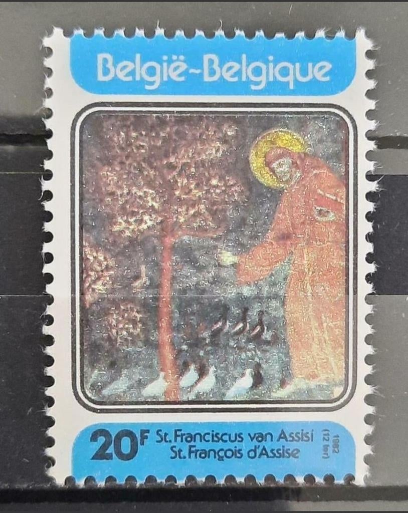 België: OBP 2070 ** Sint-Franciscus 1982., Frankeerzegel, Ophalen of Verzenden, Zonder stempel, Postfris