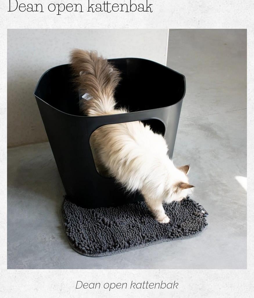 Kattenbak - het beste kleine kamertje met matje, Animaux & Accessoires, Bacs à litière, Comme neuf, Ouvert, Enlèvement