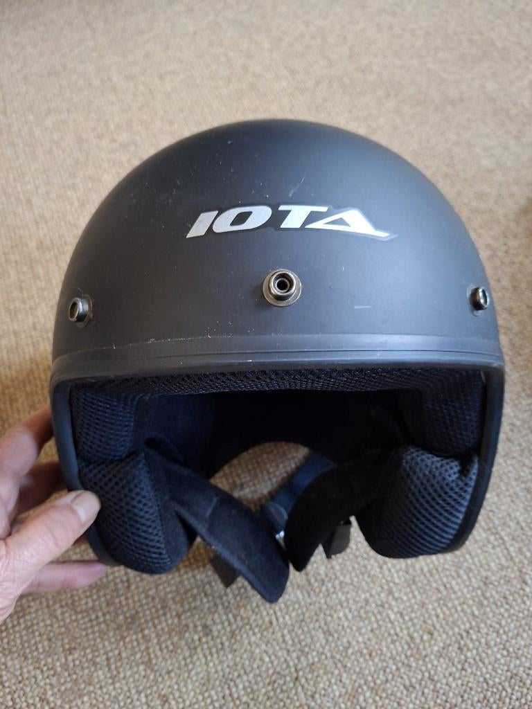 Motor- / scooter- / stephelm, Ophalen of Verzenden, Zo goed als nieuw, Medium, IOTA