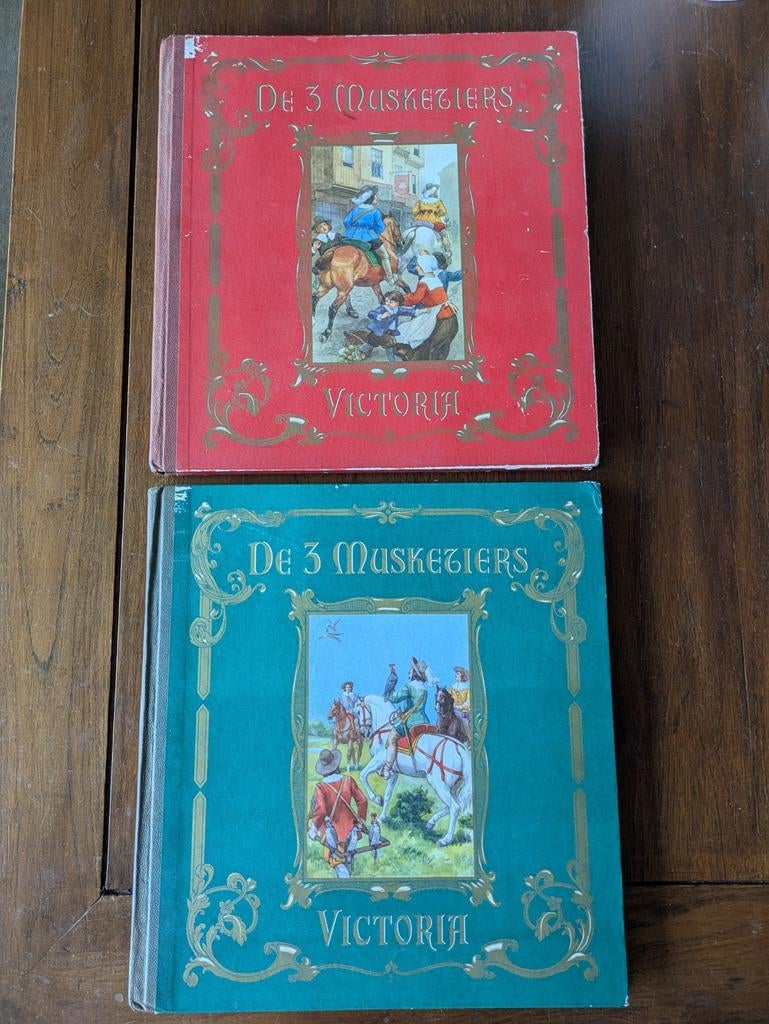 De 3 musketiers / Victoria prentjes boeken Compleet, Ophalen, Gelezen