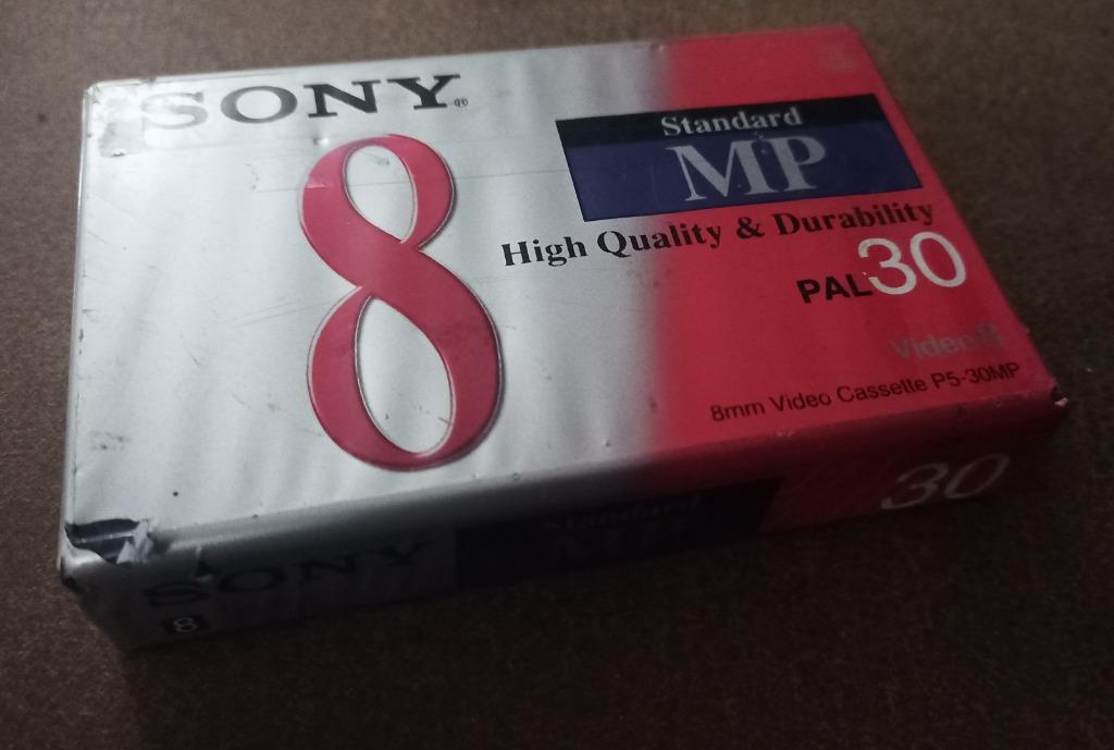 Cassettes Vidéo 8mm PAL Sony P5-30MP Standard 30 Min Neuves, TV, Hi-fi & Vidéo, TV, Hi-fi & Vidéo Autre, Neuf, Enlèvement ou Envoi