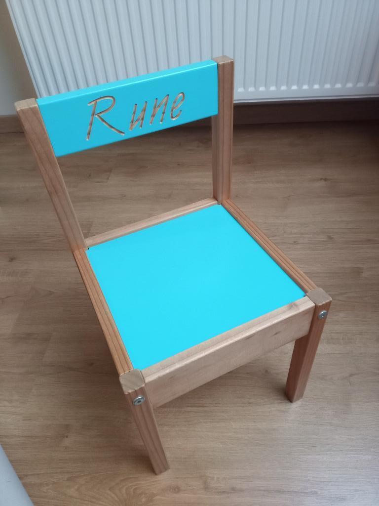 kinder stoeltje met naam Rune, Ophalen of Verzenden, Zo goed als nieuw