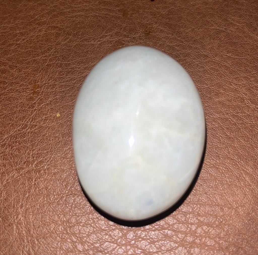 Witte maansteen/orthoklaas - 57,6gram - 47mm x 35mm x 26mm, Ophalen of Verzenden, Nieuw