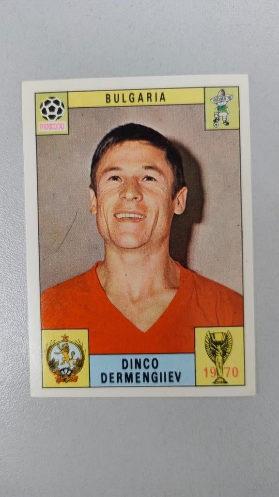 Panini Mexico 70: Bulgaria - Dinco Dermengiiev., Enlèvement ou Envoi, Comme neuf
