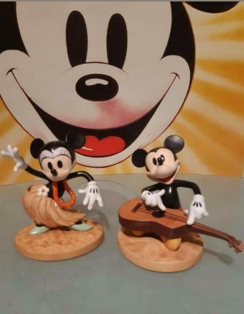 Wdcc Minnie Swaying Sweetheart &Mickey Hawaiian, Verzamelen, Ophalen of Verzenden, Zo goed als nieuw
