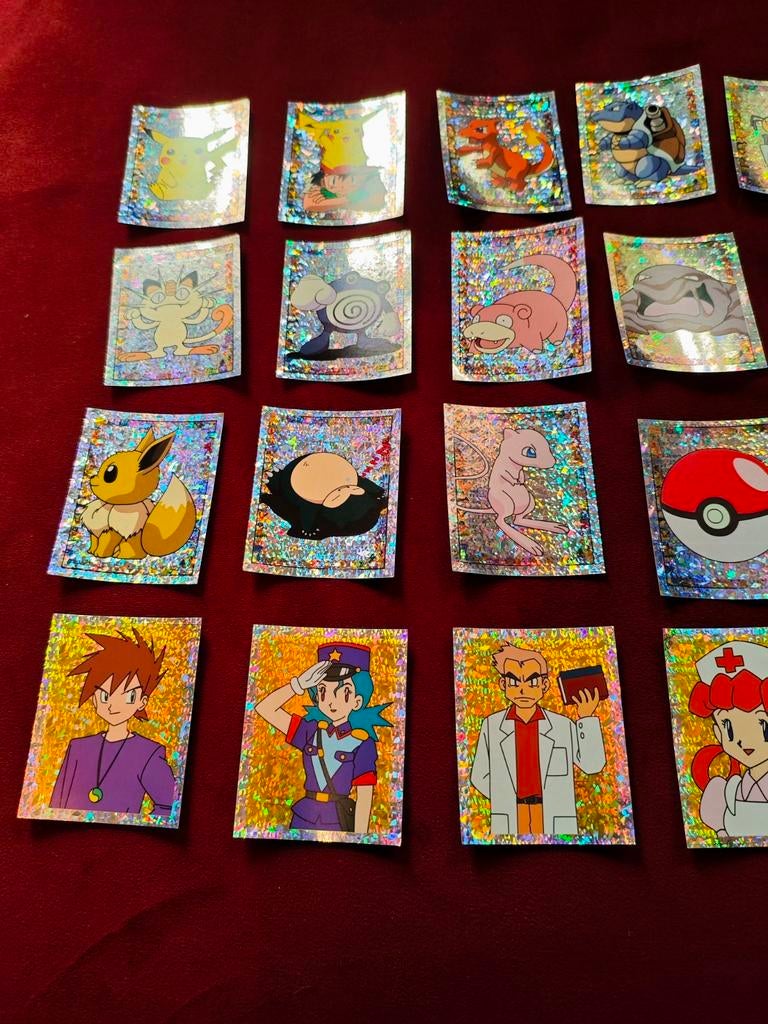 Tous 36 Merlin Pokémon 1999
autocollants holographiques, Enlèvement ou Envoi, Comme neuf