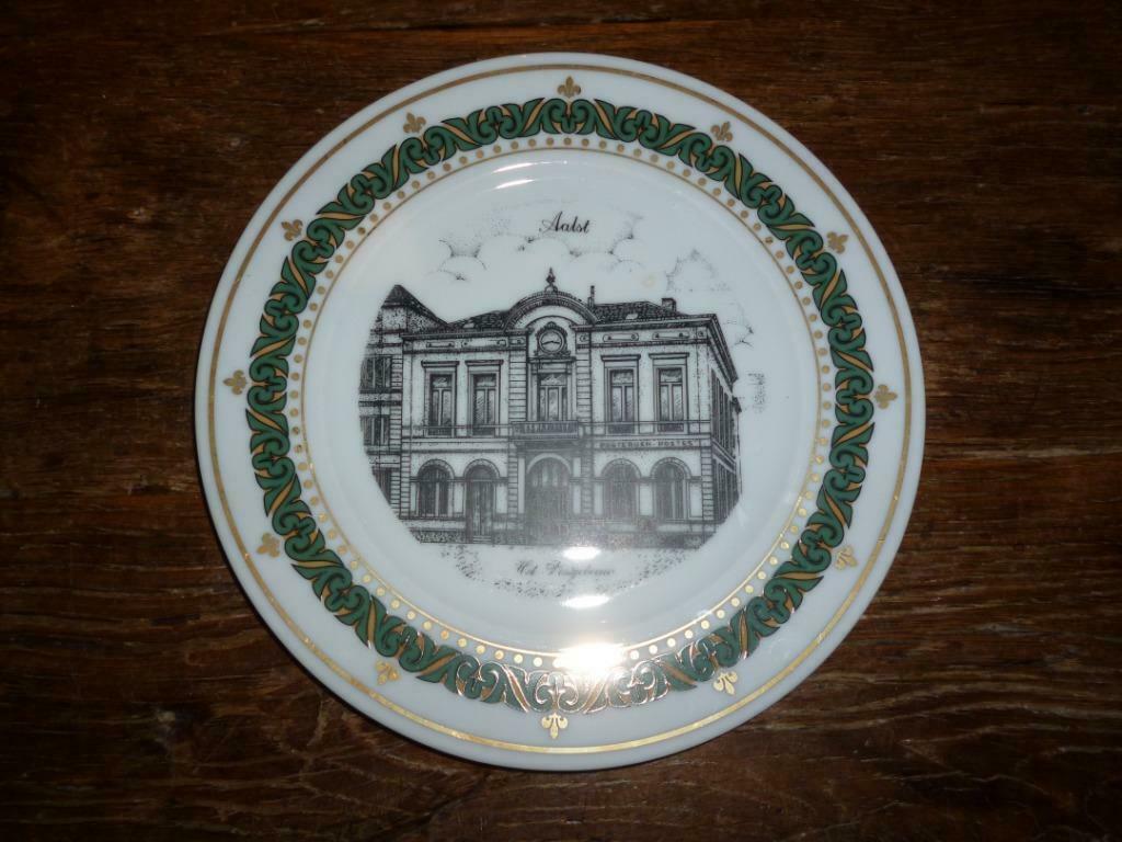 Assiette en porcelaine G. SWAENEPOEL n 43 AALST Postgebouw, Antiquités & Art, Enlèvement ou Envoi
