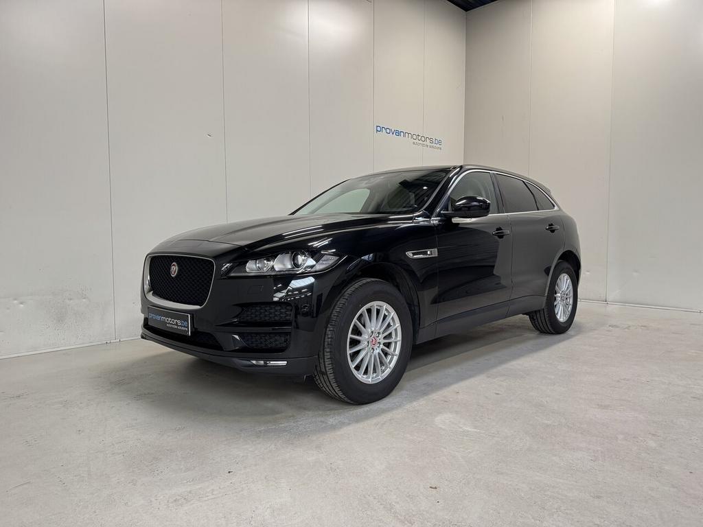 Jaguar F-Pace 2.0d AWD Autom. - GPS - Pano - Topstaat!, 139 g/km, 4 cilinders, Zwart, 5 deurs