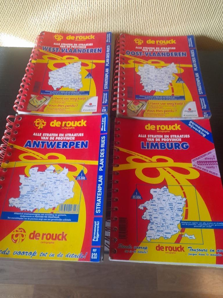 Wegenkaarten in België, Boeken, Atlassen en Landkaarten, De Rouck, Verzenden, 2000 tot heden, België