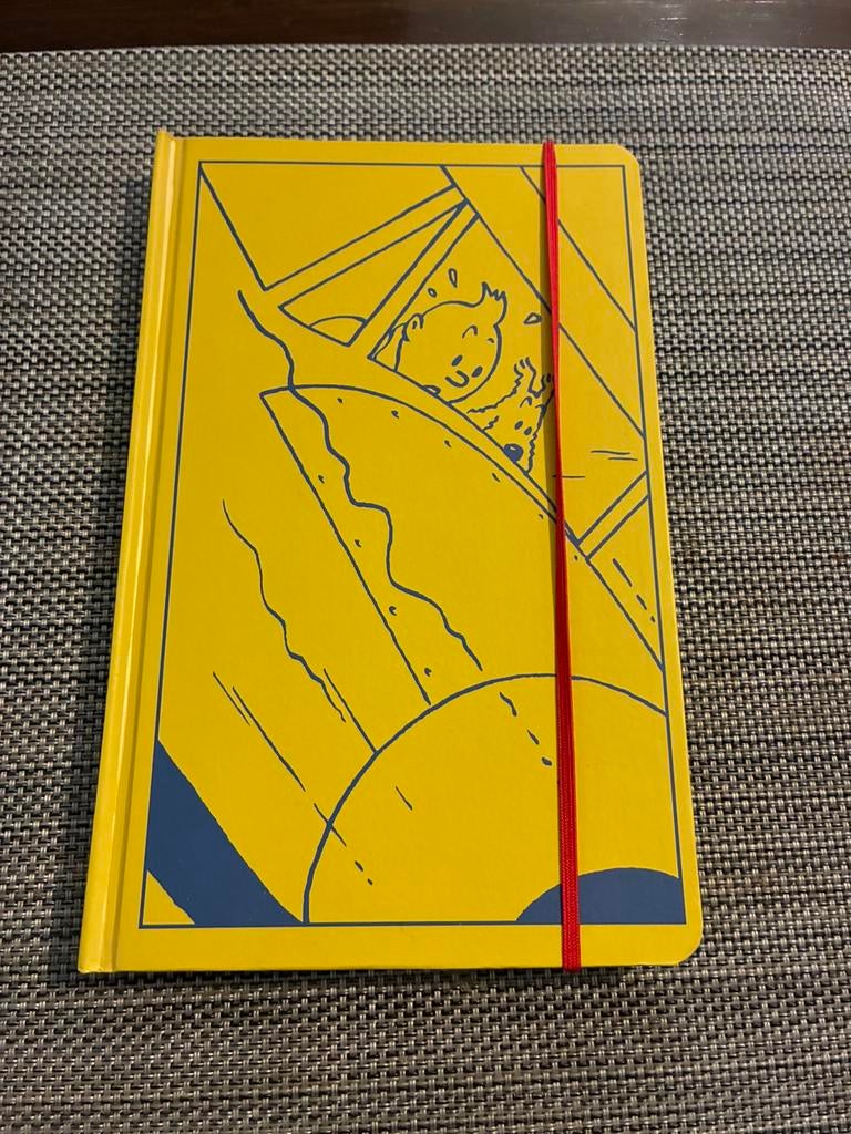 carnet de notes tintin en avion Hergé moulinsart, Collections, Enlèvement, Tintin, Comme neuf