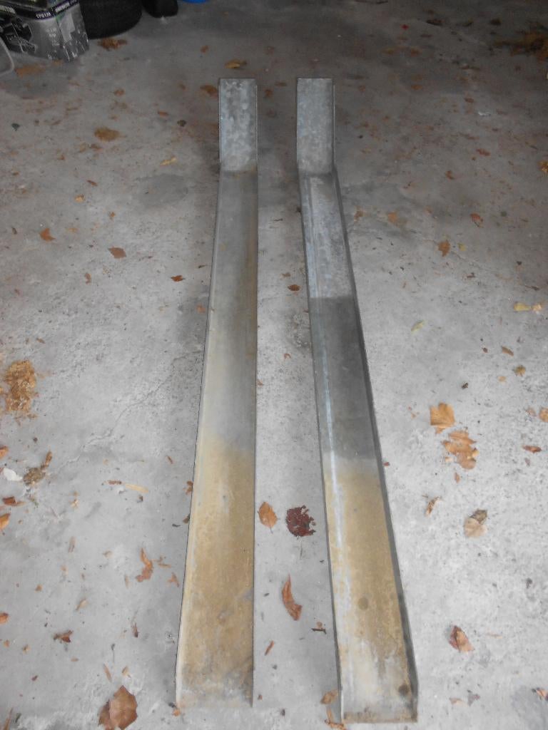 RAILS POUR REMORQUE MOTO, Ophalen, Gebruikt