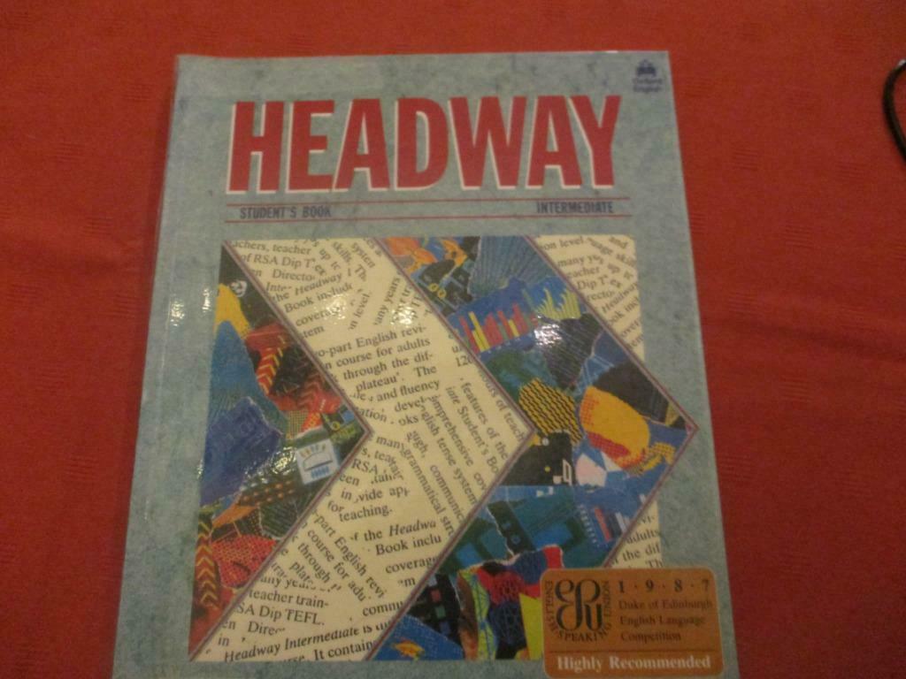 ENGLISH "HEADWAY". INTERMEDIATE  STUDENT'S BOOK + WORKBOOK., Ophalen of Verzenden, Zo goed als nieuw, ASO, Engels
