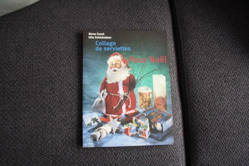 Livre : Collage de serviettes pour Noël (n4446), Enlèvement ou Envoi, Comme neuf, Noël