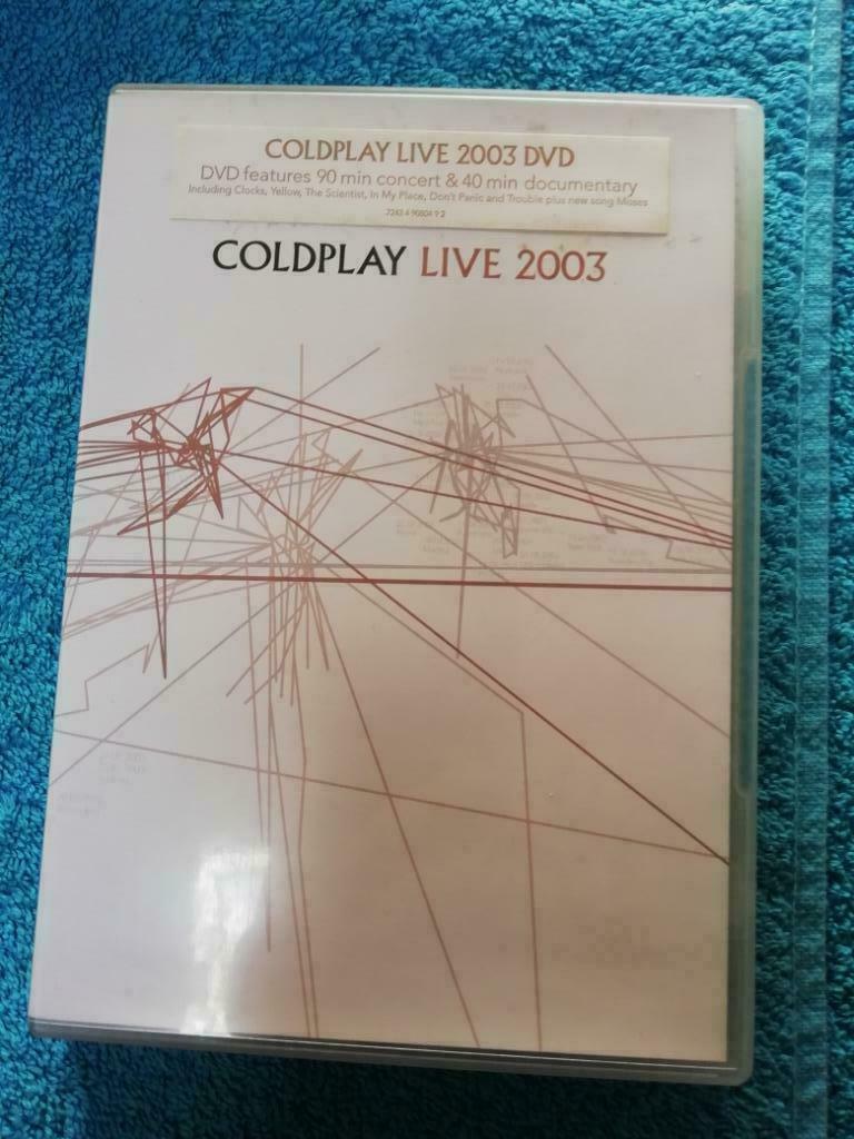 Coldplay Live 2003 DVD, Alle leeftijden, Ophalen of Verzenden, Overige genres