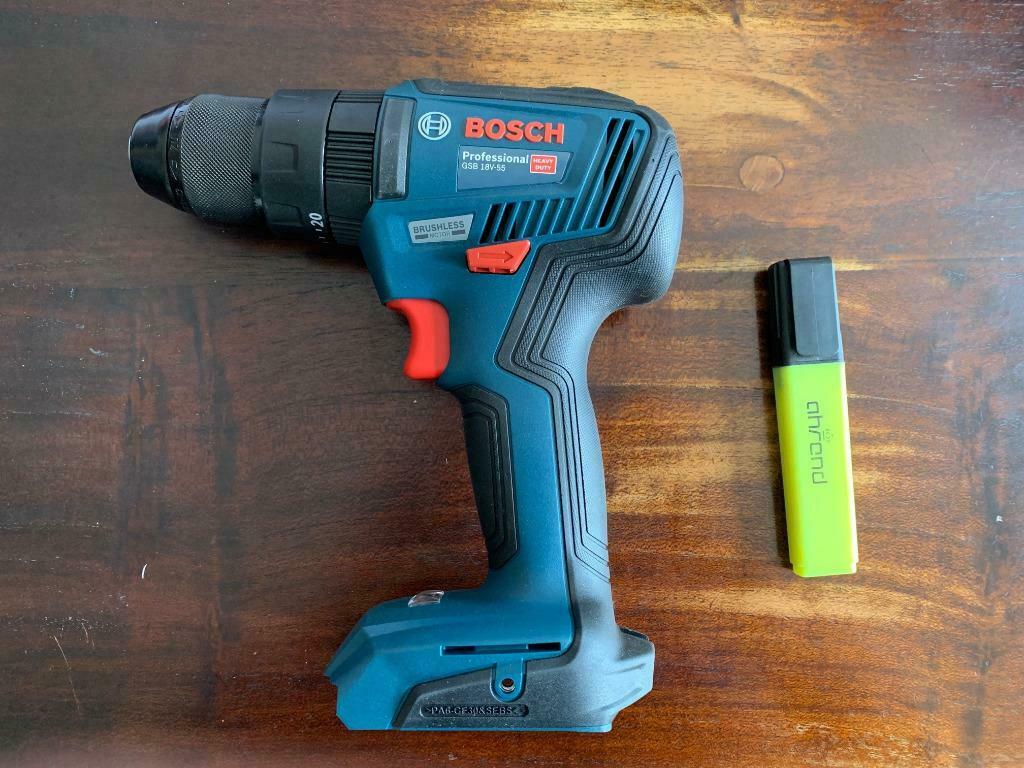 BOSCH GSB 18V-55, Bricolage & Construction, Enlèvement ou Envoi, Neuf, Perceuse, Vitesse variable