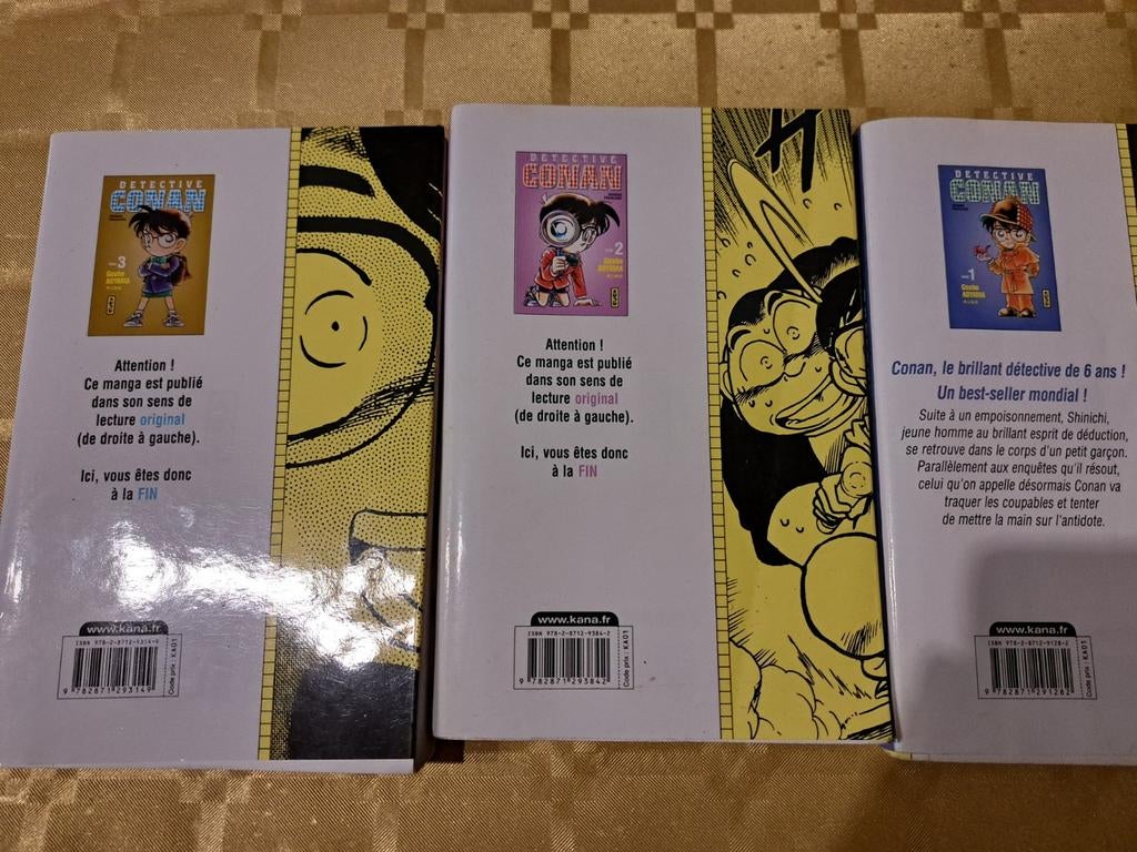 Manga détective Conan, Boeken, Ophalen