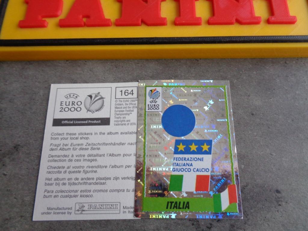 PANINI FOOTBALL STICKER EURO 2000 Emblème du Championnat d', Enlèvement ou Envoi, Autocollant