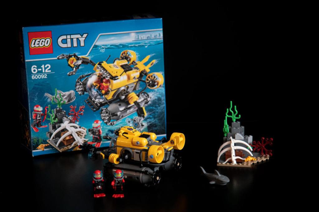 LEGO City Ocean Diepzee duikboot 60092 ZGAN, Ophalen of Verzenden, Zo goed als nieuw, Complete set, Lego