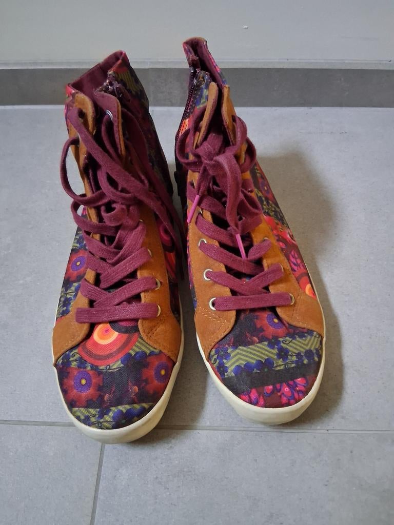 Sneakers baskets hautes Desigual P40, Sneakers et Baskets, Comme neuf, Enlèvement, Desigual