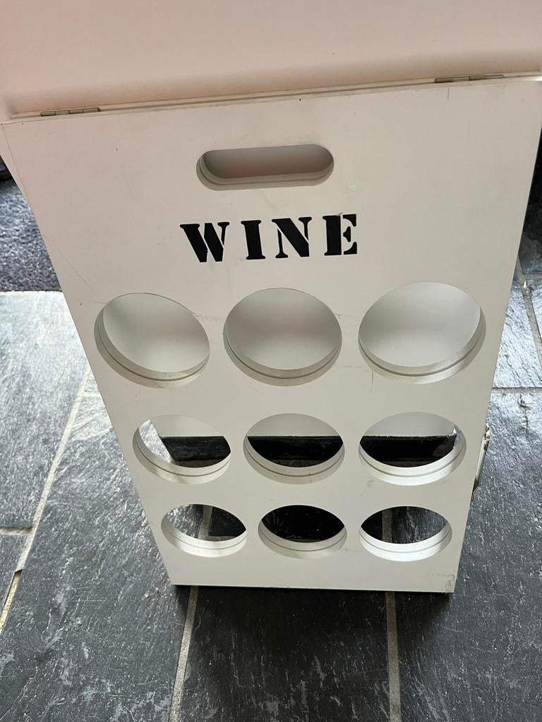 Casier à vin pour 9 bouteilles, Enlèvement, Bois, 5 à 15 bouteilles
