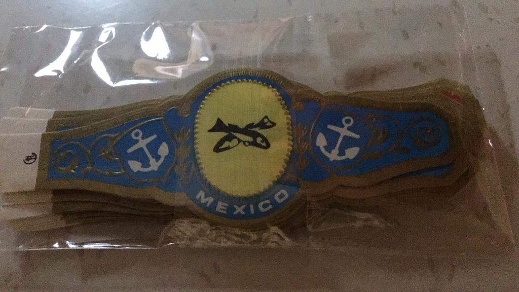 Mexico sigarenbandjes, Ophalen of Verzenden, Zo goed als nieuw, Sigarenbandjes