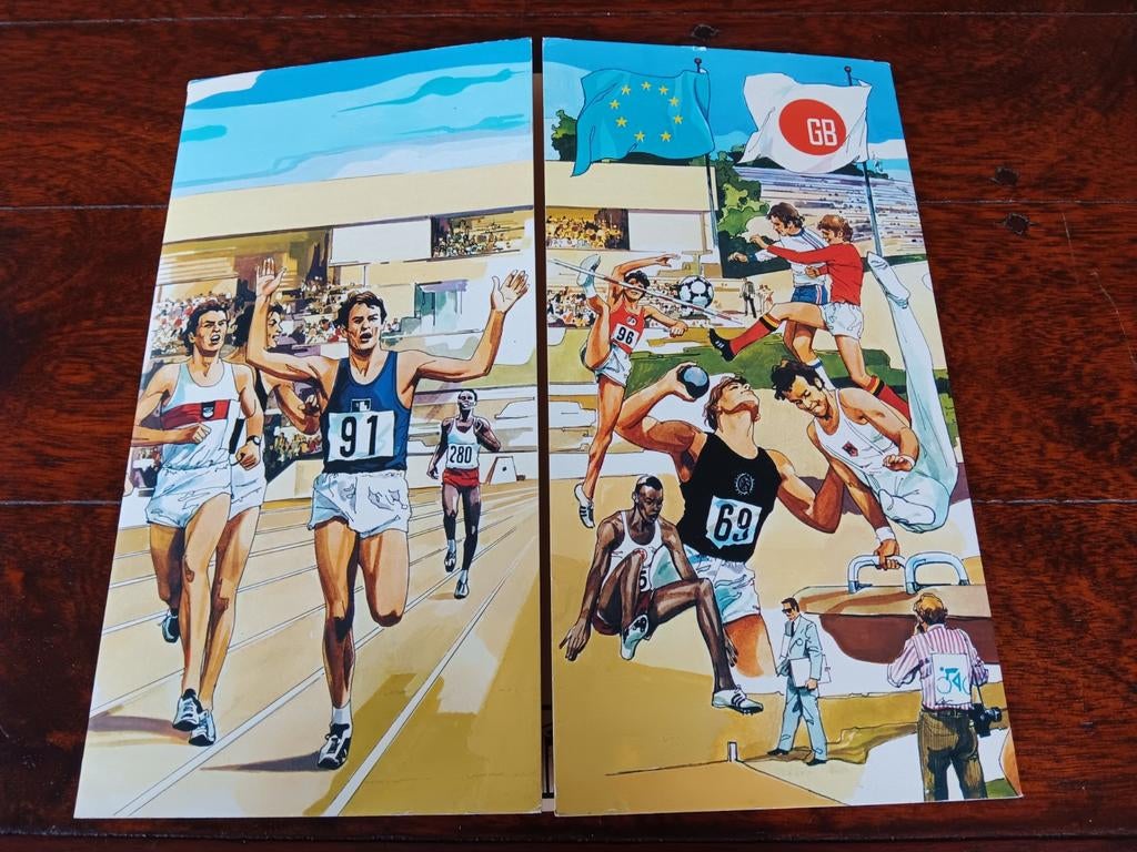 GB/carrefour olympische spelen 1980 reclame, Verzamelen, Ophalen of Verzenden, Gebruikt, Overige typen