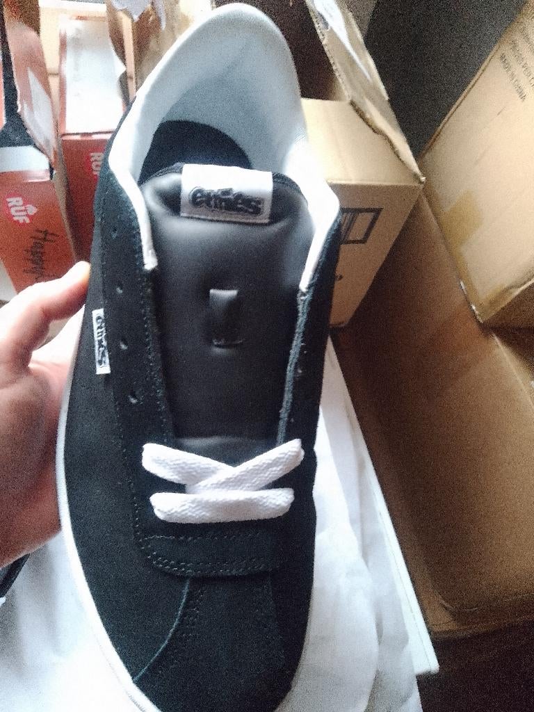 nieuw 45 etnies scam in doos skateschoenen, Verzenden, Zwart, Nieuw, Sneakers