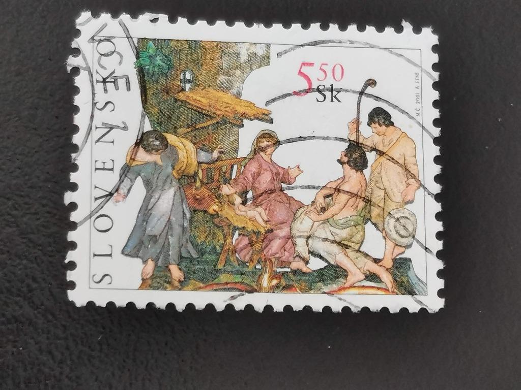 Slovakije 2001 - Kerstmis, Ophalen of Verzenden, Overige landen, Gestempeld