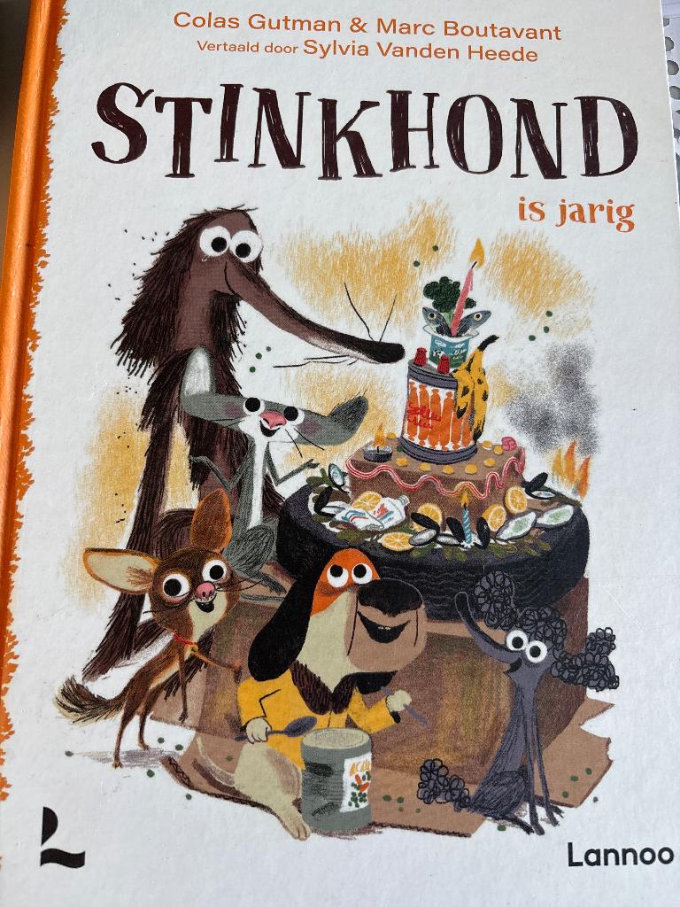 Stinkhond is jarig, Boeken, Ophalen, Gelezen, Colas Gutman & Marc Boutavant, Fictie algemeen