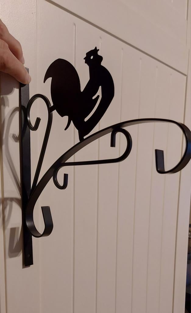 2 landelijke plantenhangers haan, Tuin en Terras, Ophalen