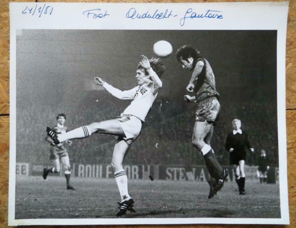 FOOTBALL  - RSC ANDERLECHT vs KAA GENT 24/01/1981 K.BRYLLE, Verzamelen, Ophalen of Verzenden, Zo goed als nieuw, Overige typen