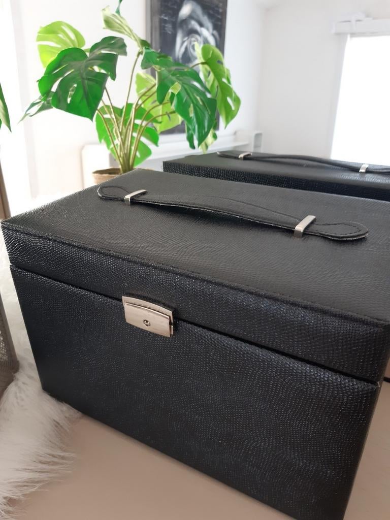 Juwelenkoffer, Ophalen of Verzenden, Zo goed als nieuw, Zwart