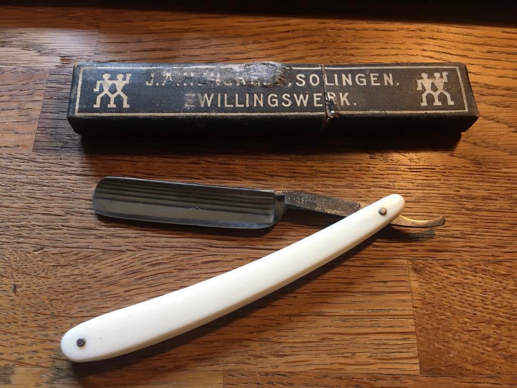 scheermes ZWILLINGSWERK 70 1/2 solingen, Antiek en Kunst, Ophalen of Verzenden
