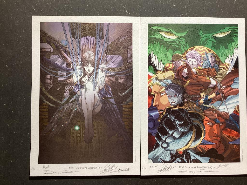 2 gesigneerde prints Alvin Lee, Verzenden, Nieuw, Alvin Lee
