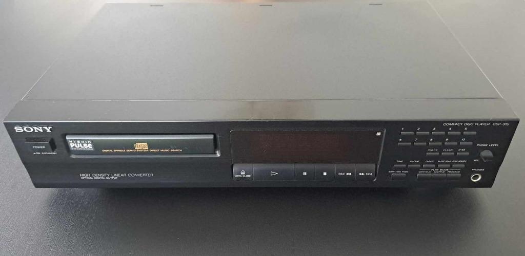 SONY CDP-315 CD speler met afstandsbediening, Ophalen of Verzenden, Gebruikt, Sony