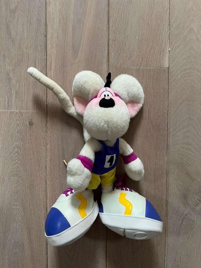 Retro knuffel van Diddl uit begin jaren 90, Verzamelen, Ophalen of Verzenden, Diddl, Gebruikt, Knuffel