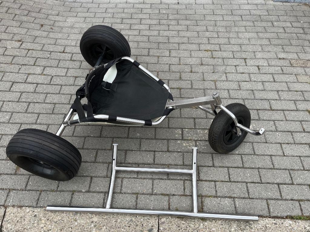 Buggy/char à cerf-volant Flexifoil, Ophalen, Gebruikt, Vlieger
