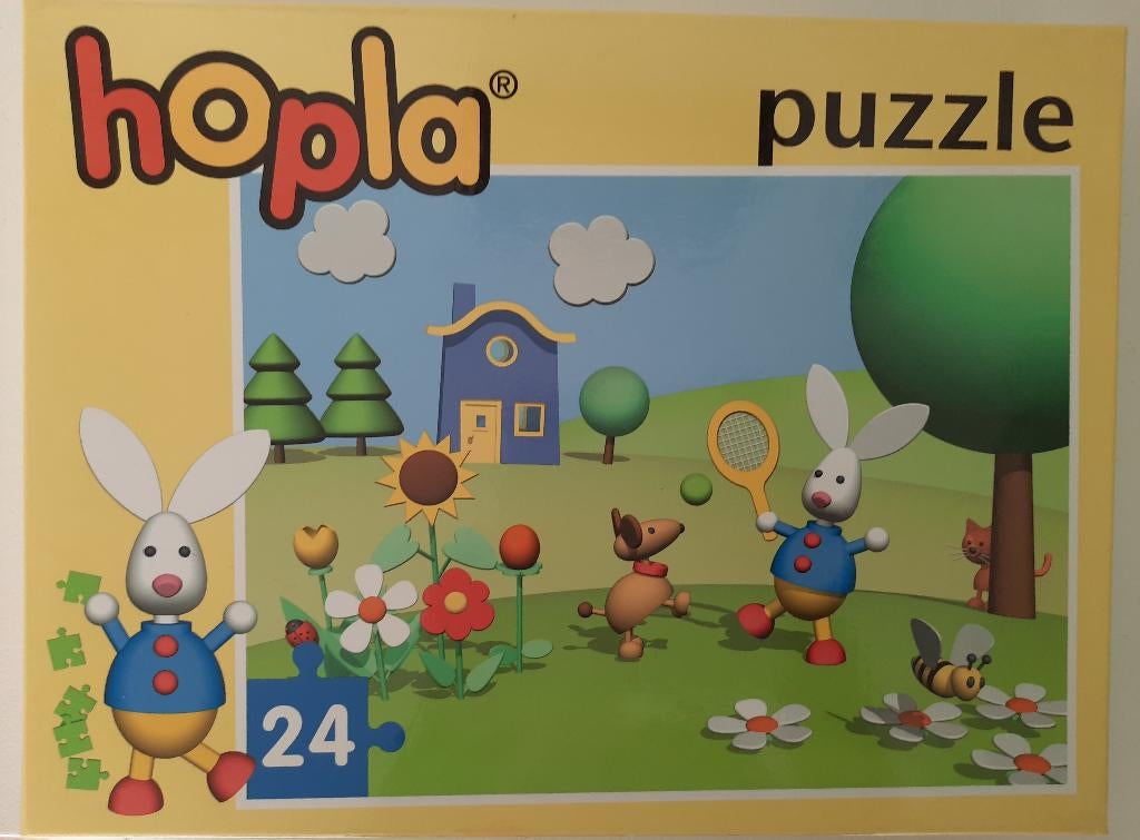 Puzzel HOPLA / 24 stuks, Ophalen, 10 tot 50 stukjes, Zo goed als nieuw, 6 maanden tot 2 jaar