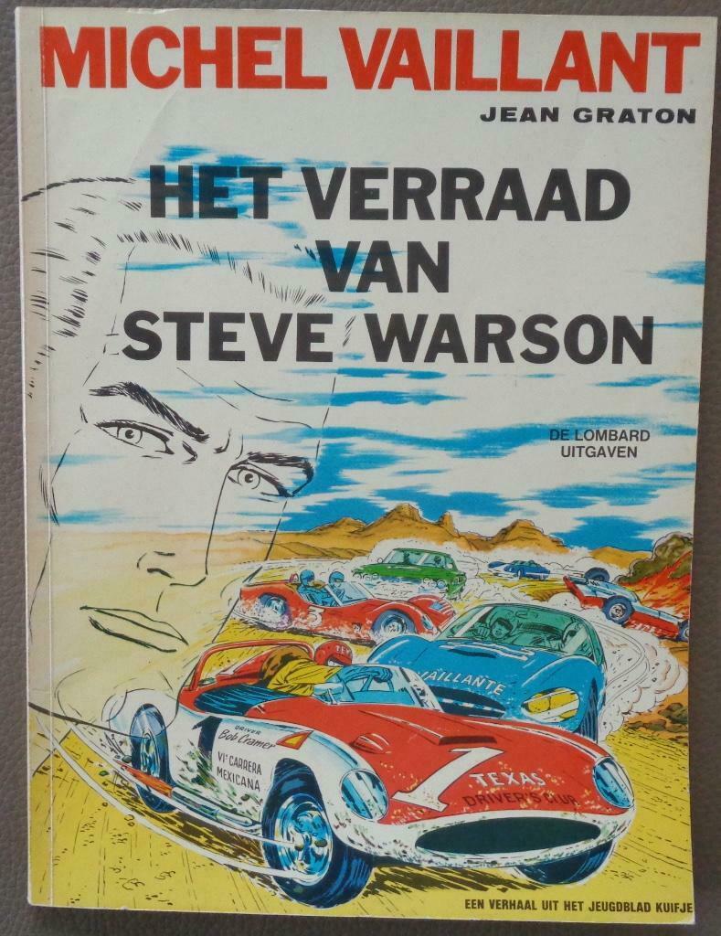 Michel Vaillant - Het verraad van Steve Warson - 1974, Livres, Enlèvement ou Envoi, Utilisé