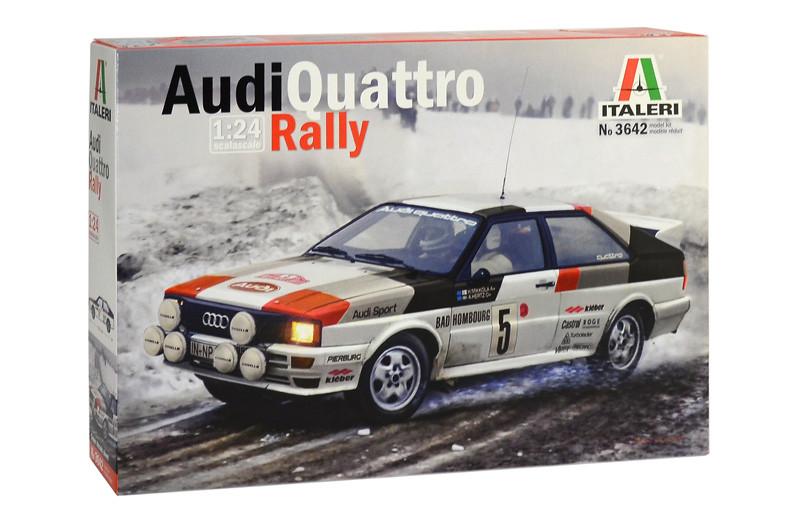 ITALERI 3642 audi quattro rally échelle 1/24, Neuf, Voiture, Plus grand que 1:32, Italeri