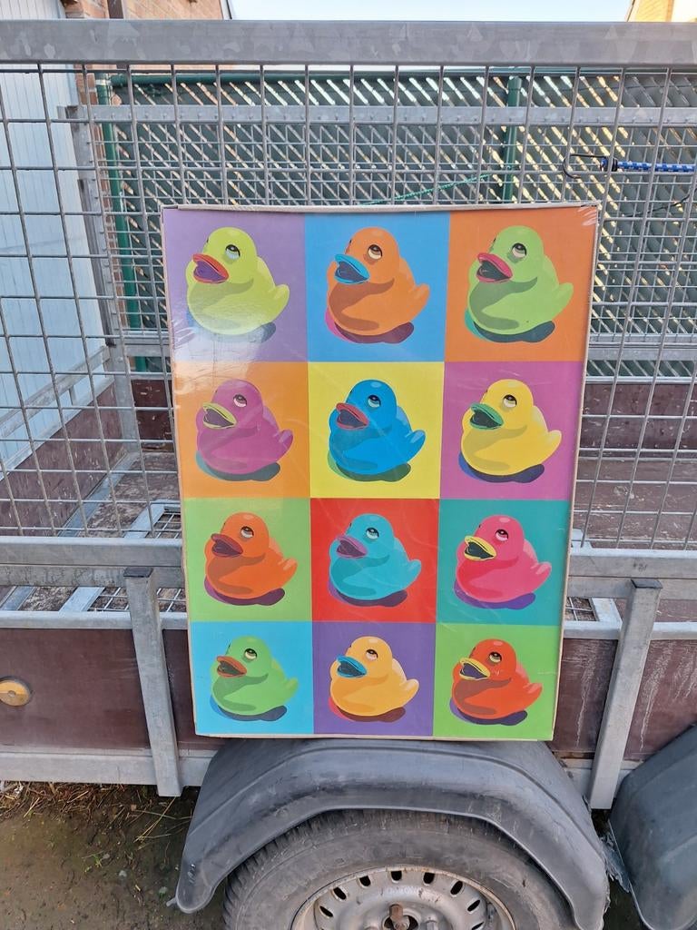 Ikea Knista Popart eendjes, Antiek en Kunst, Ophalen