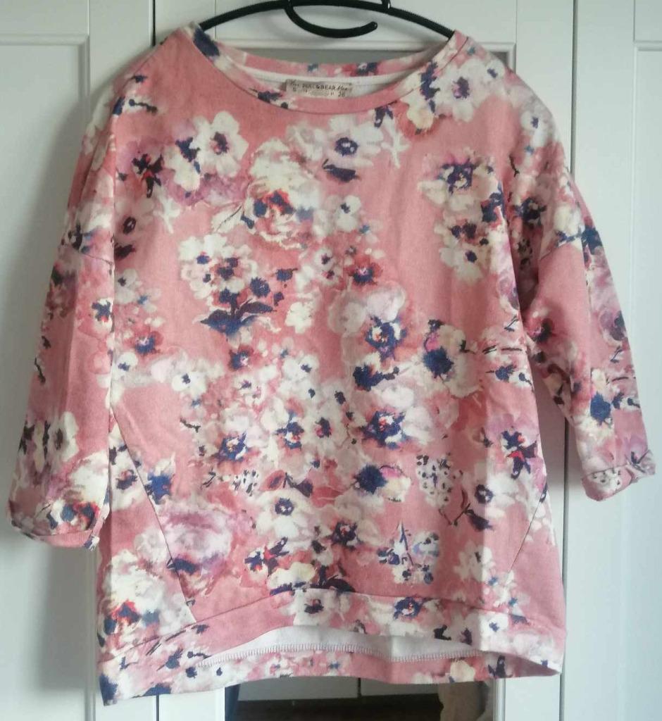 Knappe roze trui Pull&bear S, Ophalen of Verzenden, Roze