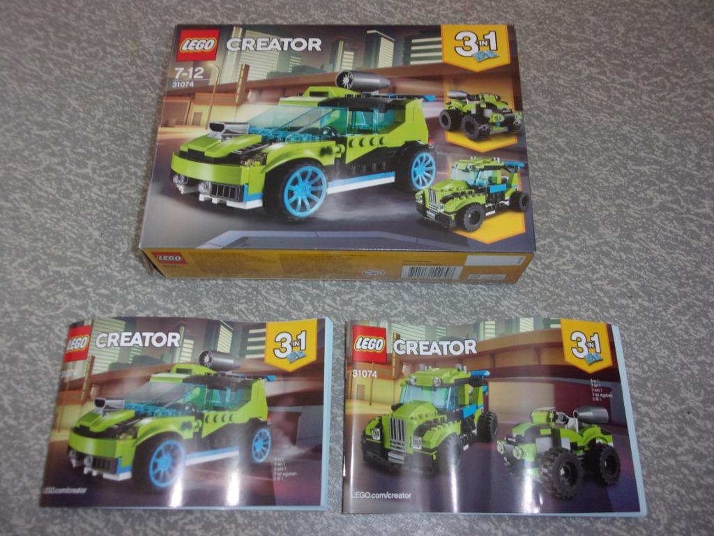 LEGO CREATOR.  Raket rally auto (31074), Kinderen en Baby's, Speelgoed | Duplo en Lego, Ophalen of Verzenden, Zo goed als nieuw