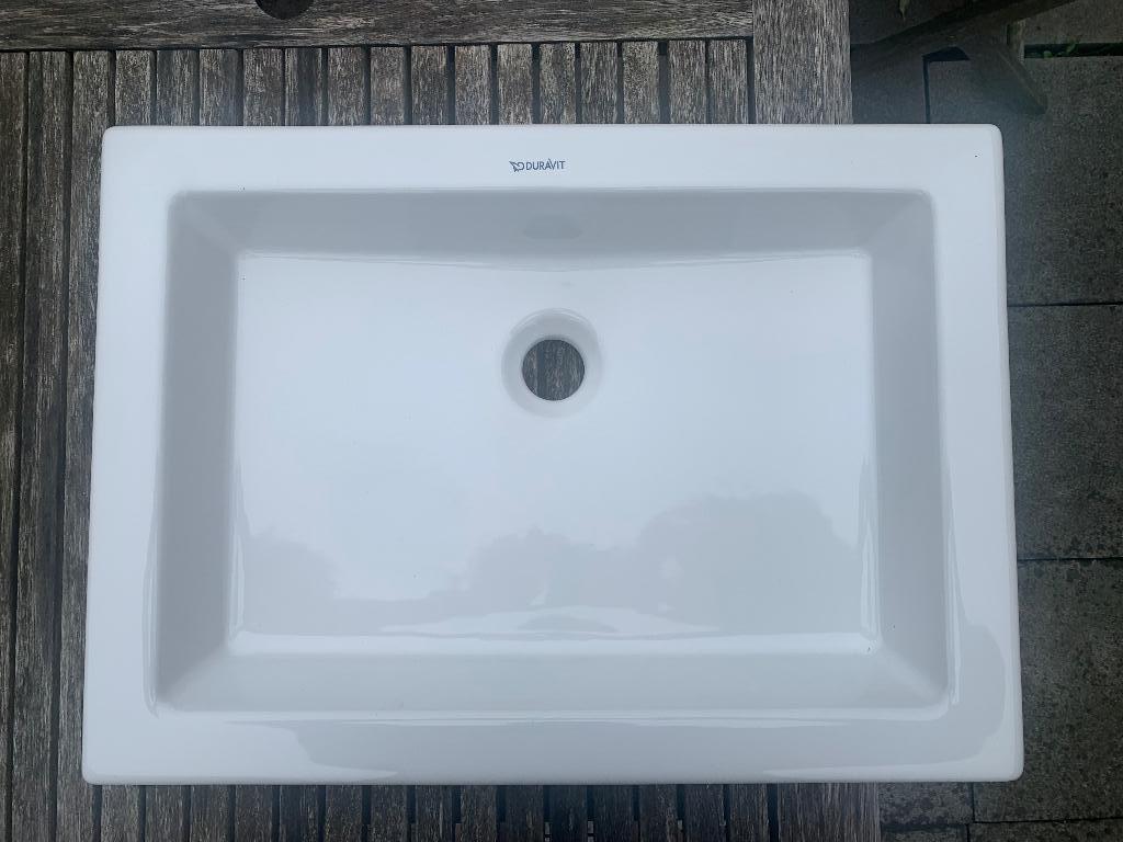Lavabo sur-encastré Duravit 2nd Floor, Huis en Inrichting, Ophalen, Nieuw, 50 tot 100 cm, Wasbak of Wastafel